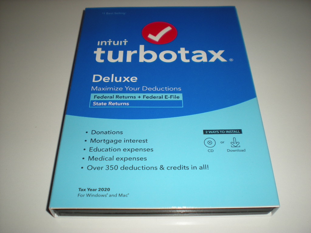 LOOK *Genuine CD* 2015  TURBOTAX HOME & BUSINESS FEDERAL Plus STATE CD TURBO TAX 